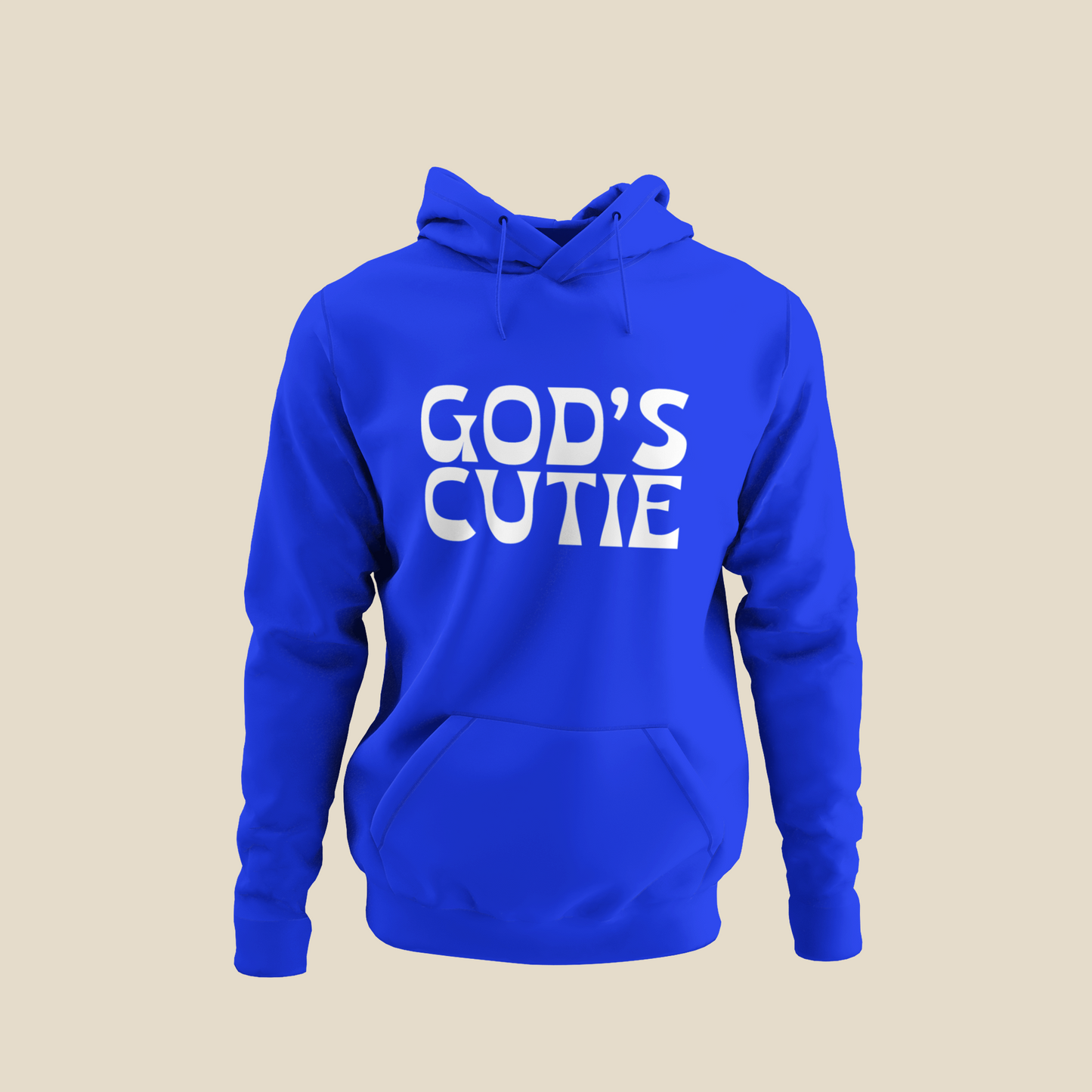 White God's Cutie Black Hoodie