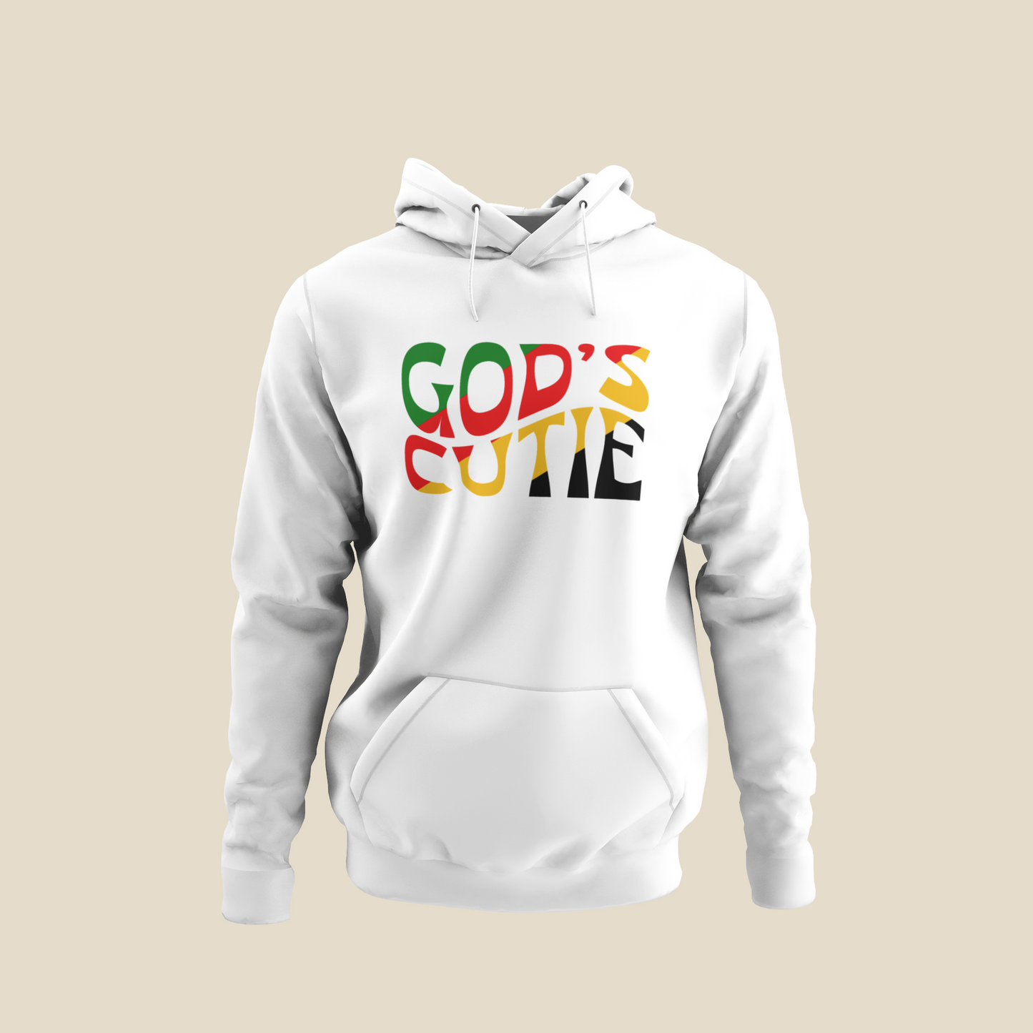 "LIMITED TIME" Black African Colors God's Cutie Hoodie