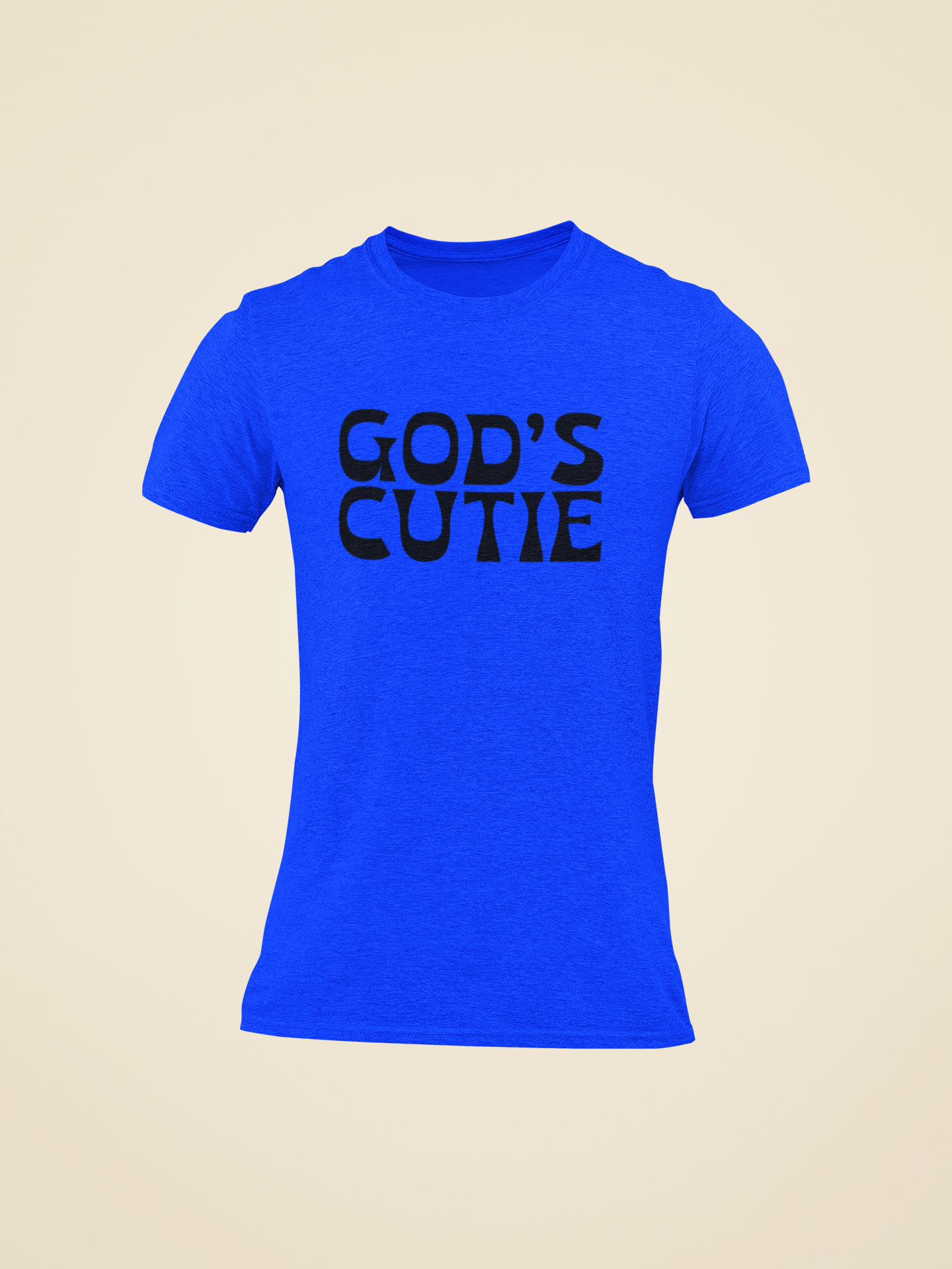 Black God's Cutie Hot Pink T-Shirt
