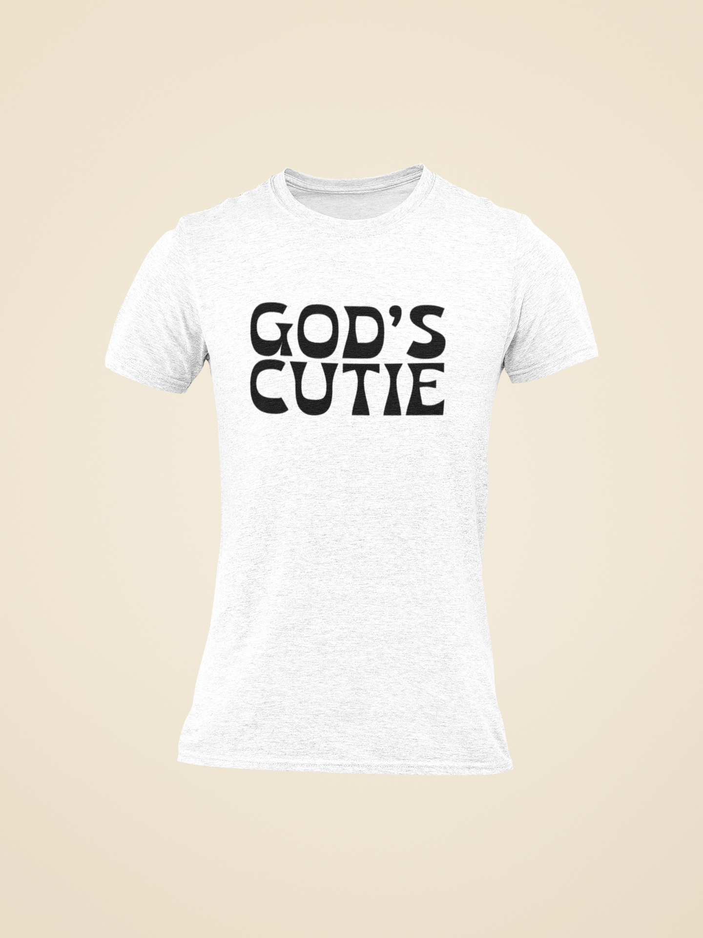 Black God's Cutie Hot Pink T-Shirt