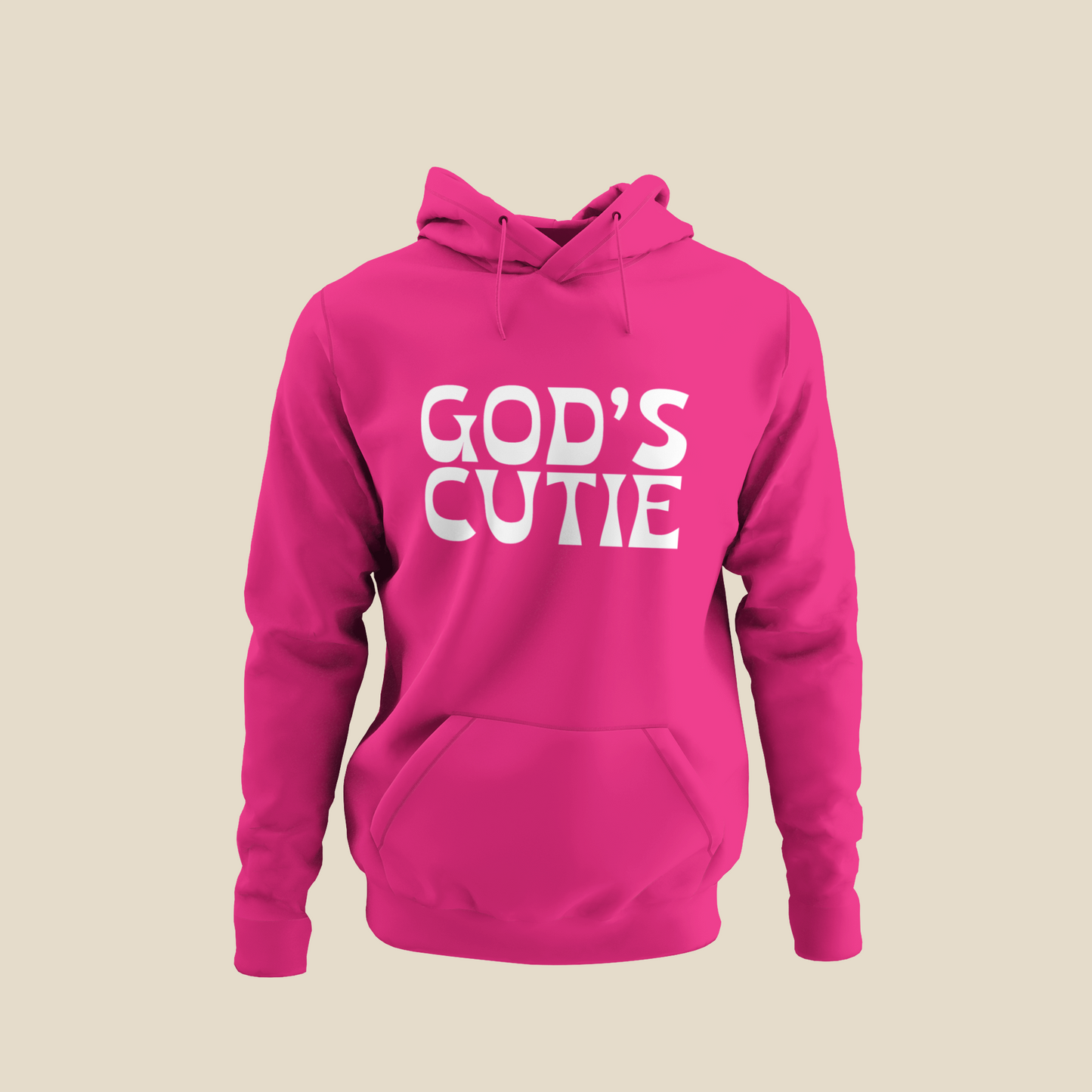 White God's Cutie Black Hoodie