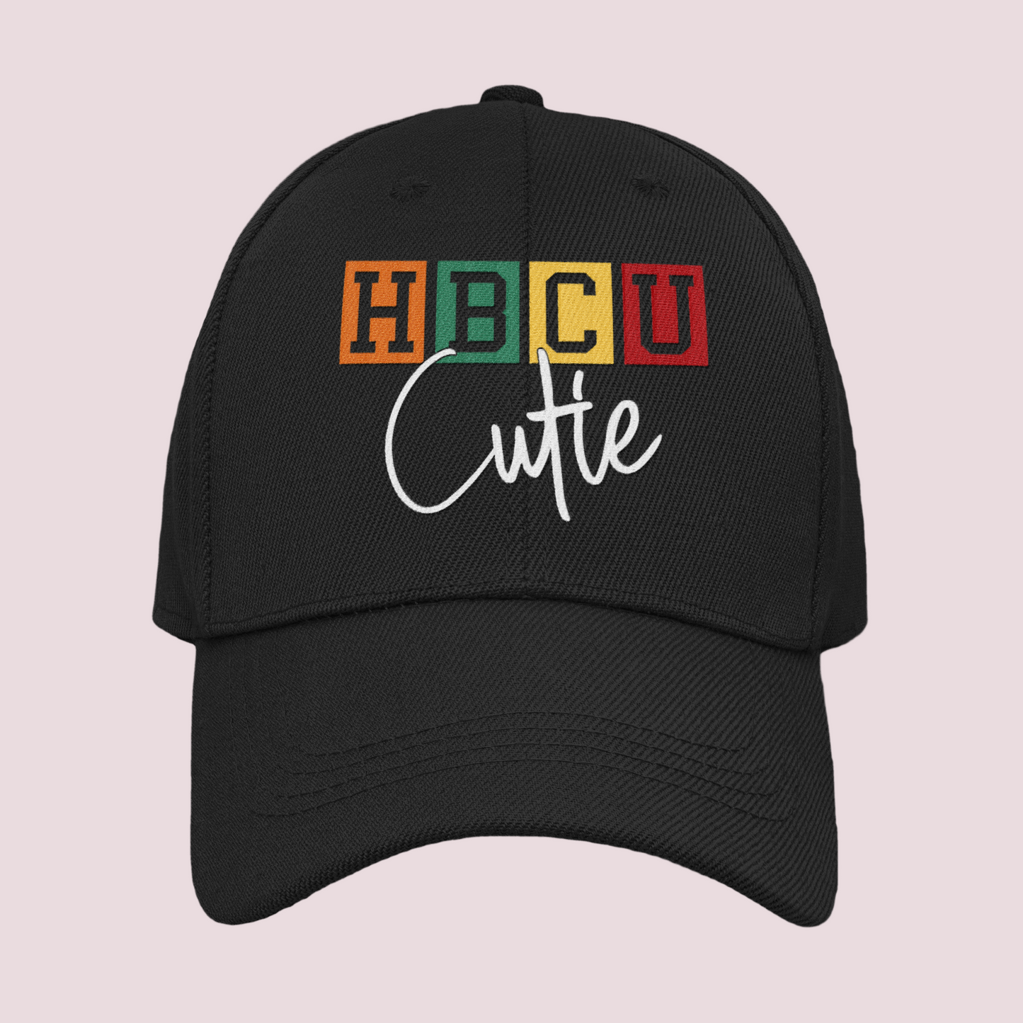"LIMITED TIME" Black African Colors God's Cutie Distress Hat