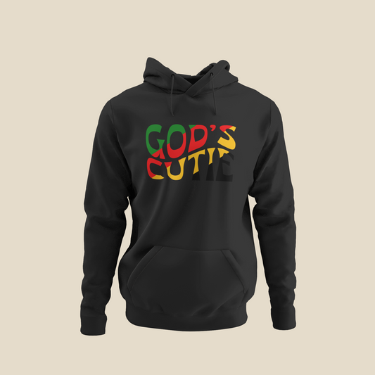 "LIMITED TIME" Black African Colors God's Cutie Hoodie